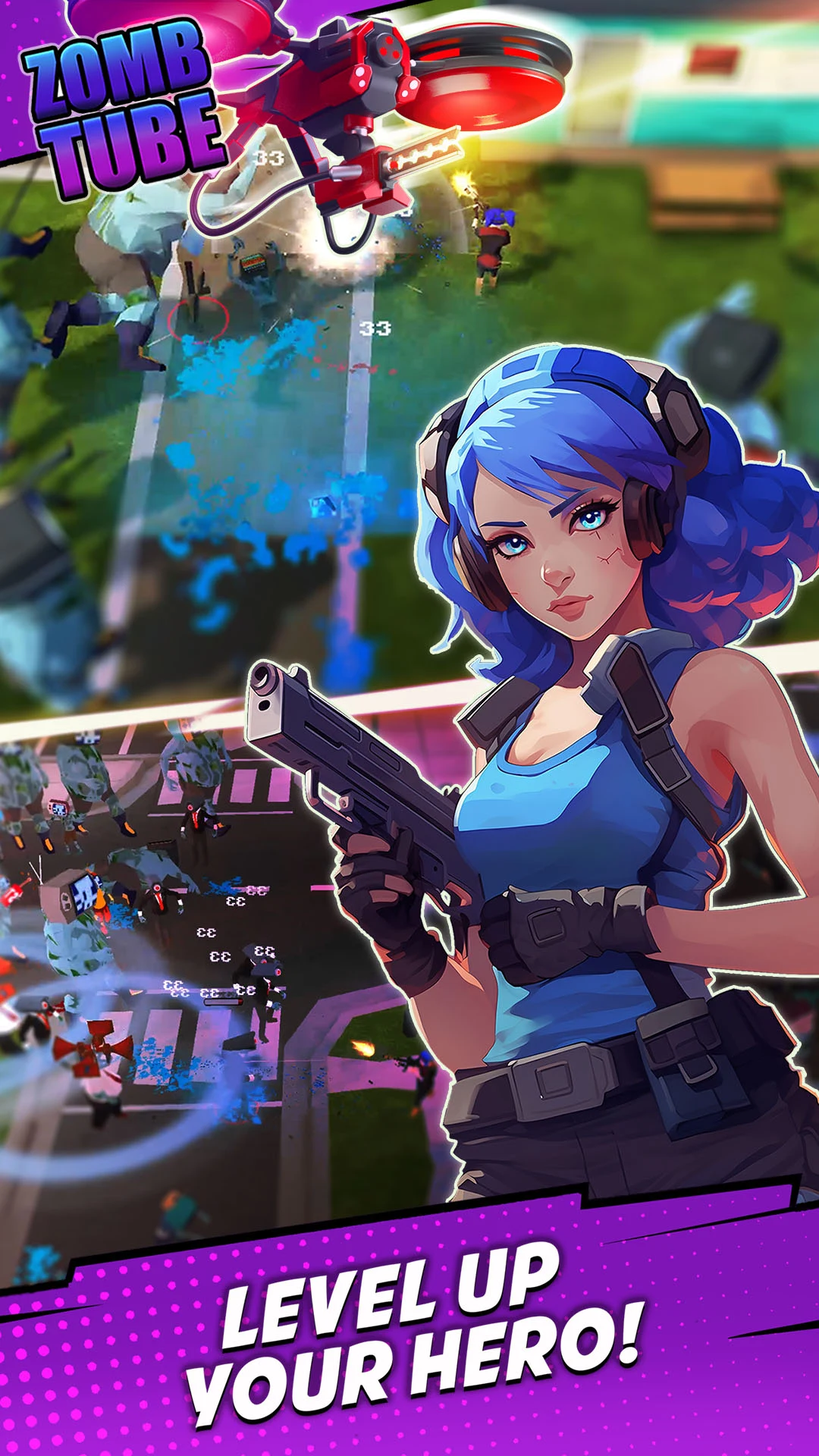ZombTube: Last Hero Zombie War screenshot